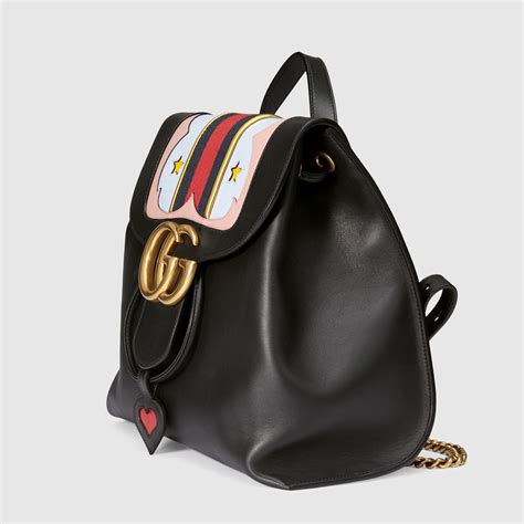 gucci marmont leather backpack